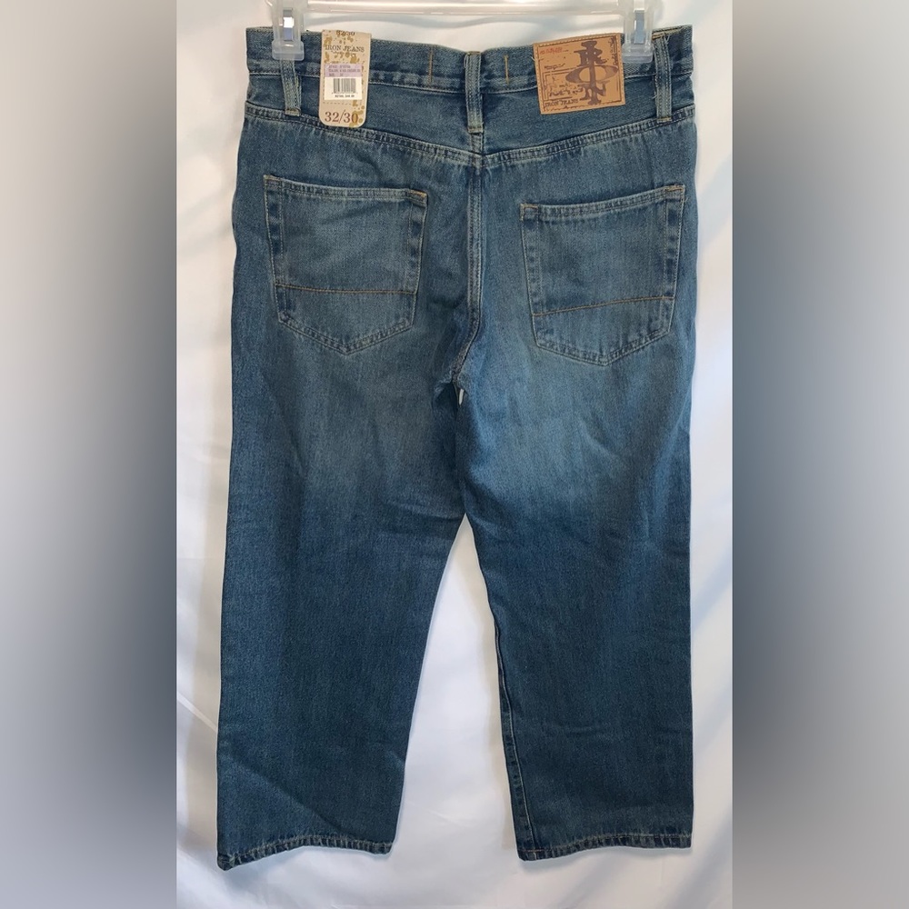 NWT Iron Jeans Men’s Regular Straight Medium Wash Denim Casual Size 32x30